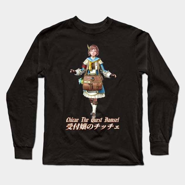 Chichae "The Quest Damsel" Long Sleeve T-Shirt by regista